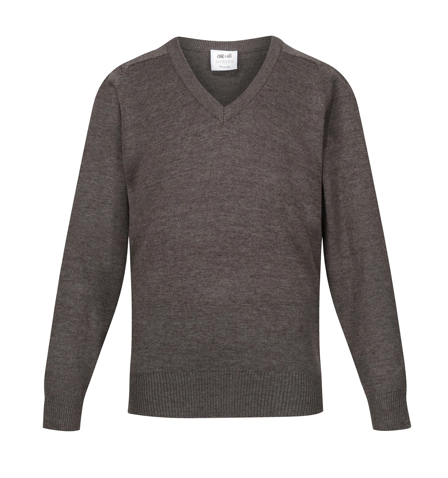 Performa V-Neck Pullover - Grey