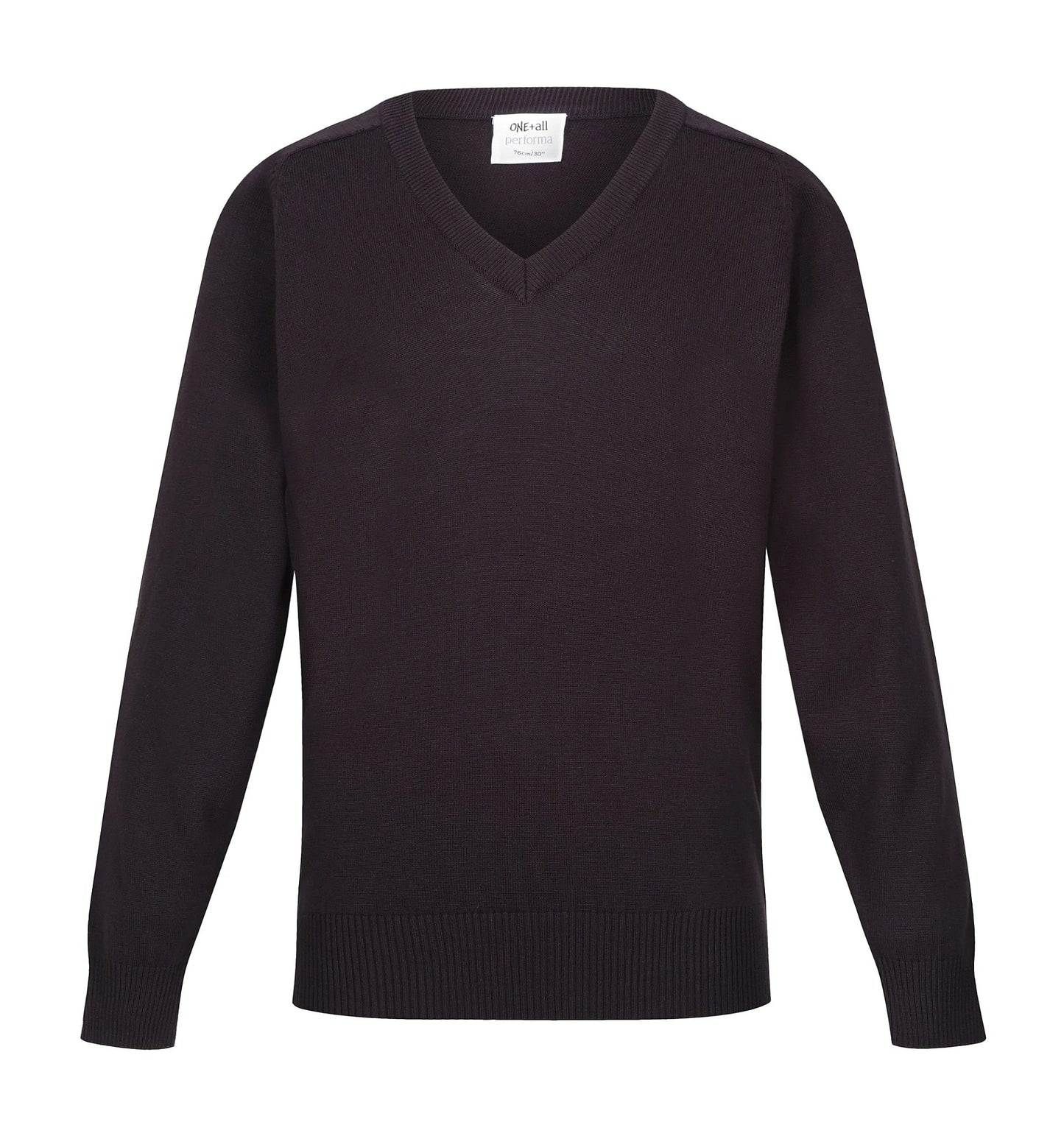Plain Performa V-Neck Pullover - Navy
