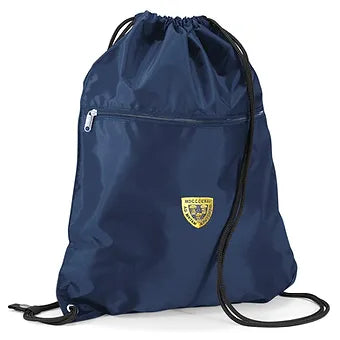 West Kirby Navy Senior Gym Bag with Logo