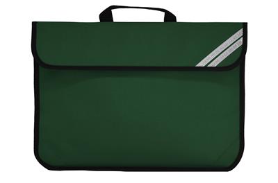 Bottle Green Junior Bookbag with Bedford Drive Logo