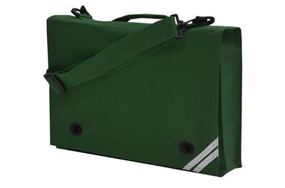 Bottle Green Junior Satchel with Bedford Drive Logo