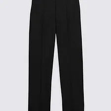 Charcoal 'Slim fit' Semi-Elasticated Clip and Zip Trousers