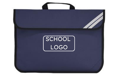 Navy Junior Bookbag with Holy Cross Logo