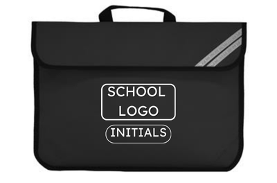 Black Junior Bookbag with Barnston Logo