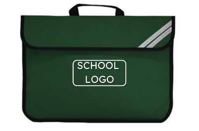 Bottle Green Junior Bookbag with Bedford Drive Logo