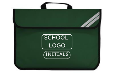 Bottle Green Junior Bookbag with Bedford Drive Logo