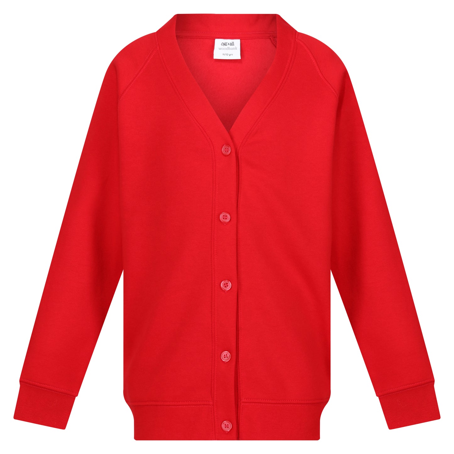 Red Sweat Cardigan