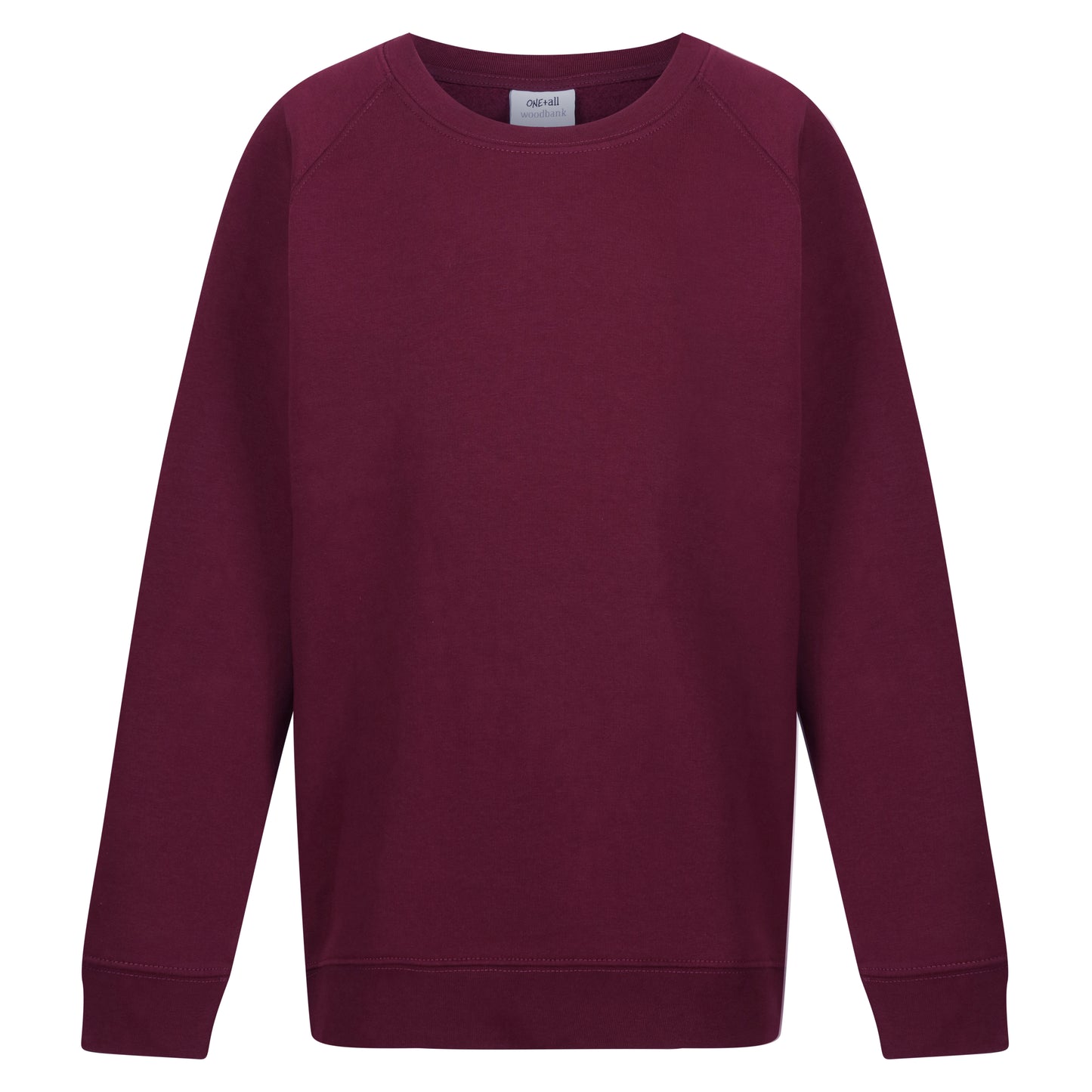 Plain Maroon Crew Neck Sweatshirt