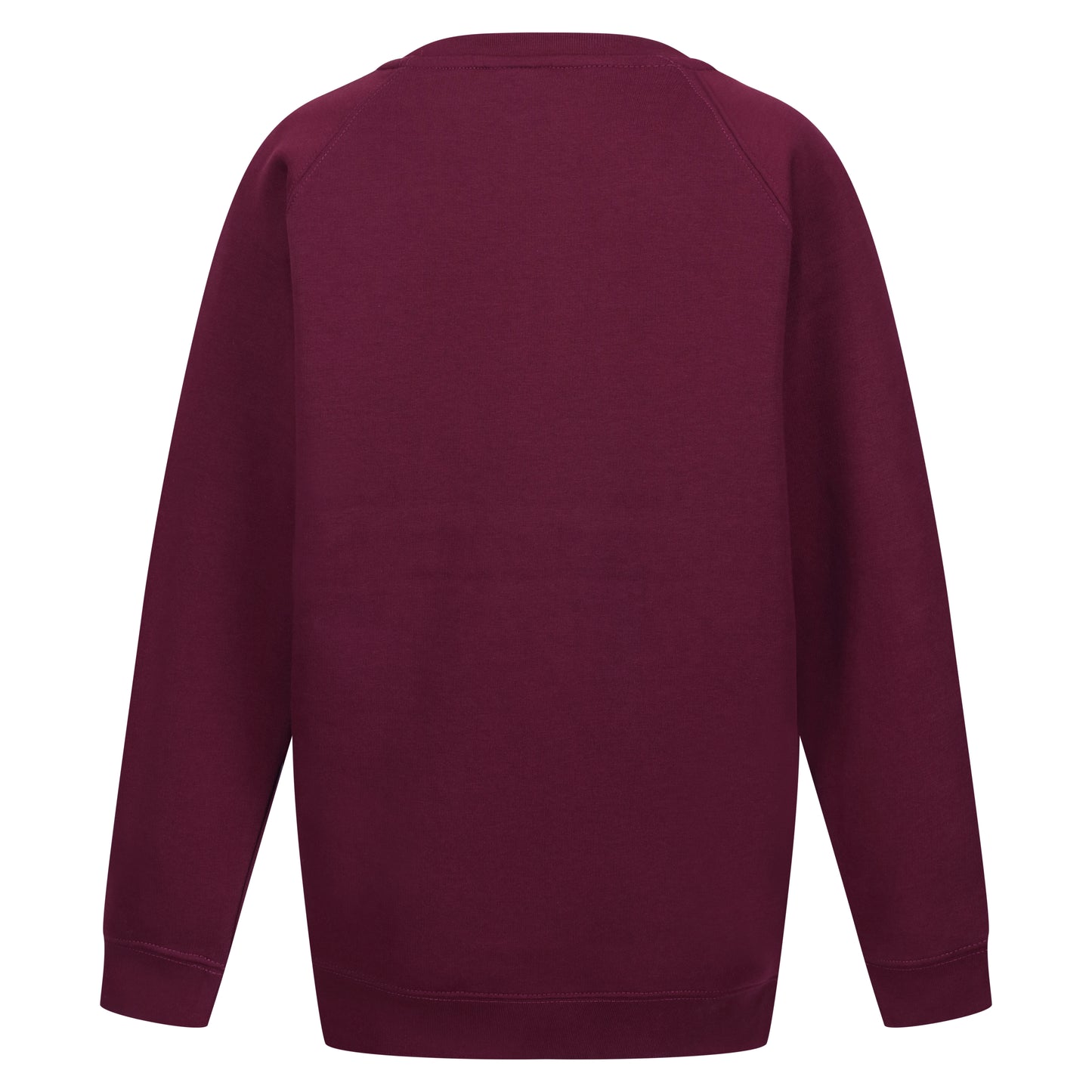 Plain Maroon Crew Neck Sweatshirt