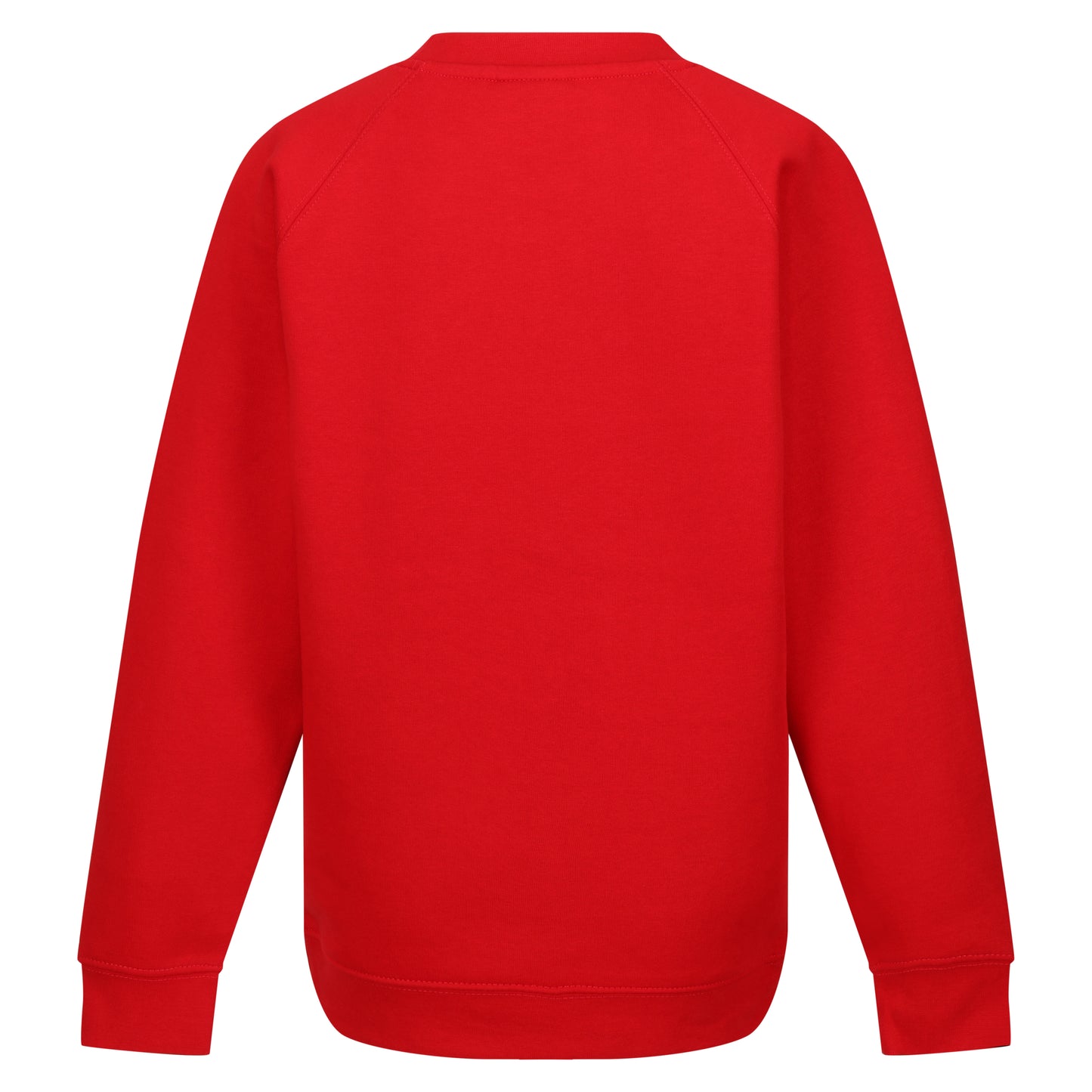 Plain Red Crew Neck Sweatshirt