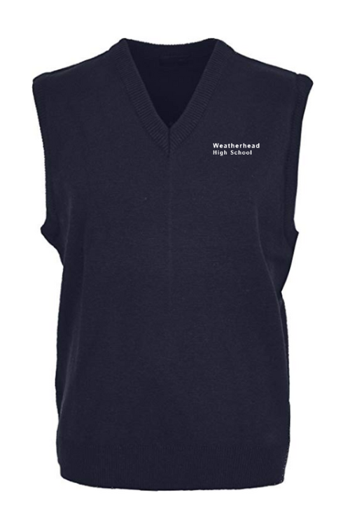 Navy Weatherhead High Tank Top with Logo