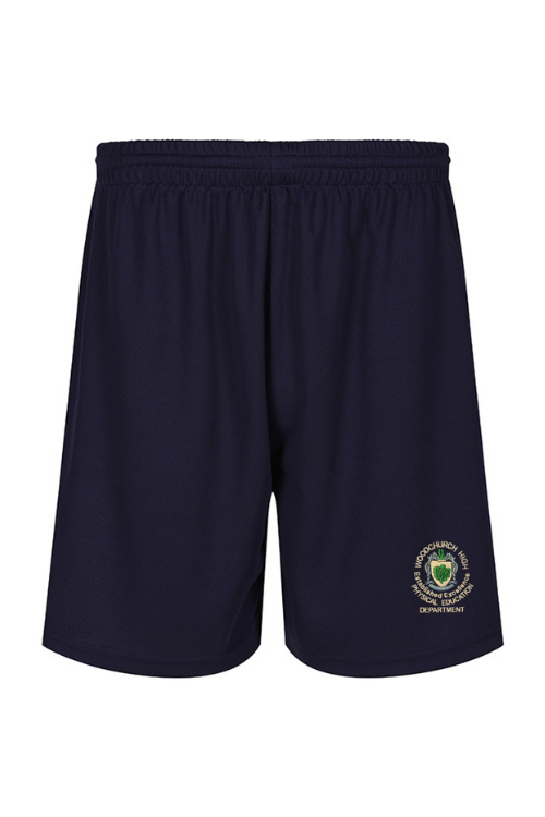 Woodchurch Navy PE Shorts