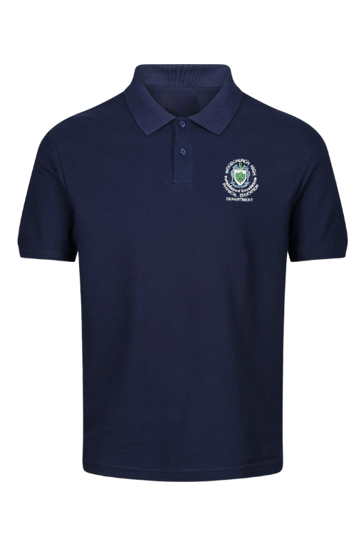 Navy PE Woodchurch Polo