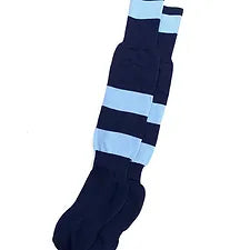 St Anselm's Navy/Sky Striped Socks