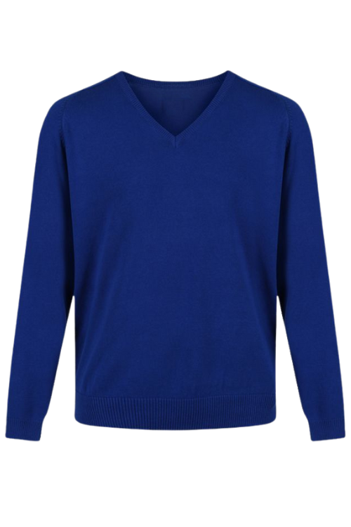 Plain V-Neck Jumper Unisex