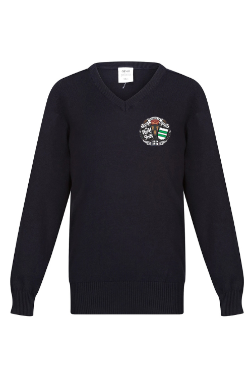 Calday Grammar School premium cotton mix V Neck Jumper