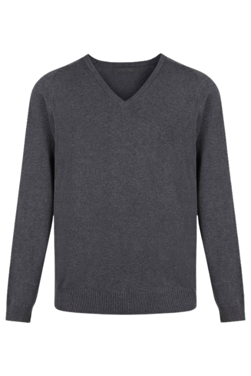 Plain V-Neck Jumper Unisex