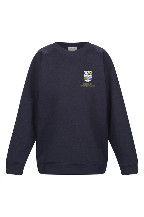 Navy Sweatshirt with Clare Mount Logo
