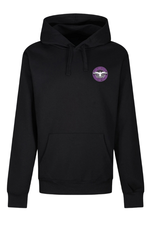 Black PE Hoody with Hilbre logo
