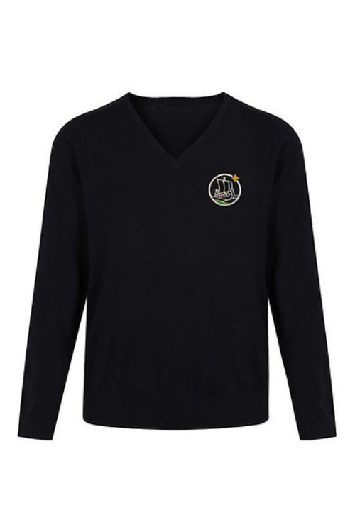 Premium V-Neck Knitted Jumper with Neston Logo