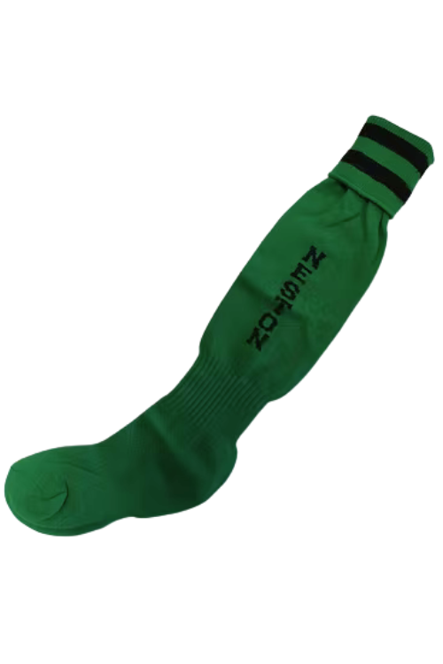 Green Football Socks with Neston text