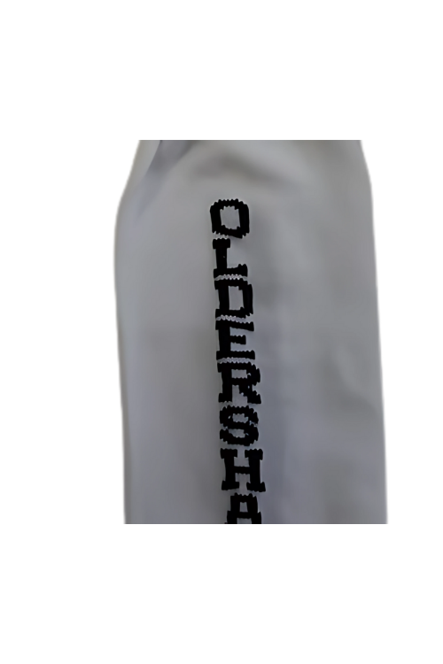 White Football Socks with the word Oldershaw printed downwards