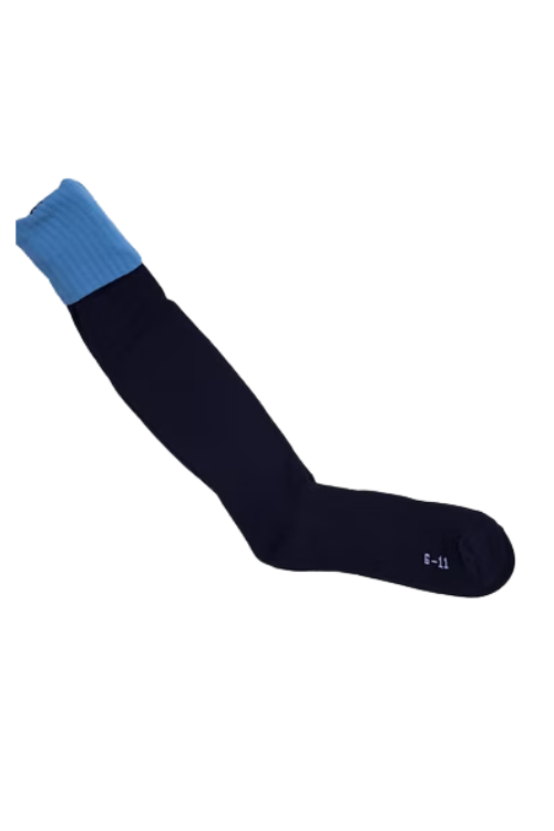 Pensby Navy/Sky Football Socks
