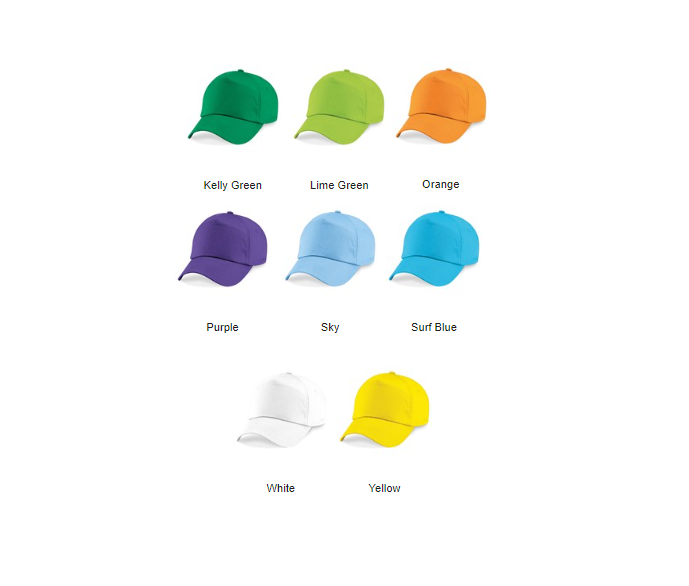 Junior Beechfield "5 Panel" Cap