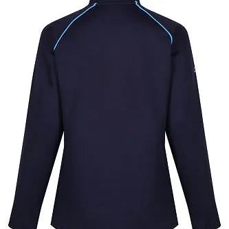 Navy and Sky PE Quarter Zip with Prenton Logo
