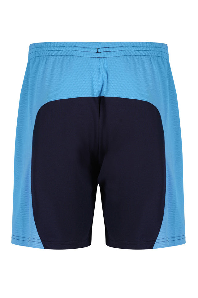 Navy and Sky PE Shorts with Prenton Logo