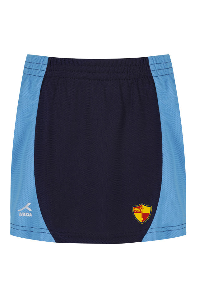 Navy and Sky PE Skorts with Prenton Logo