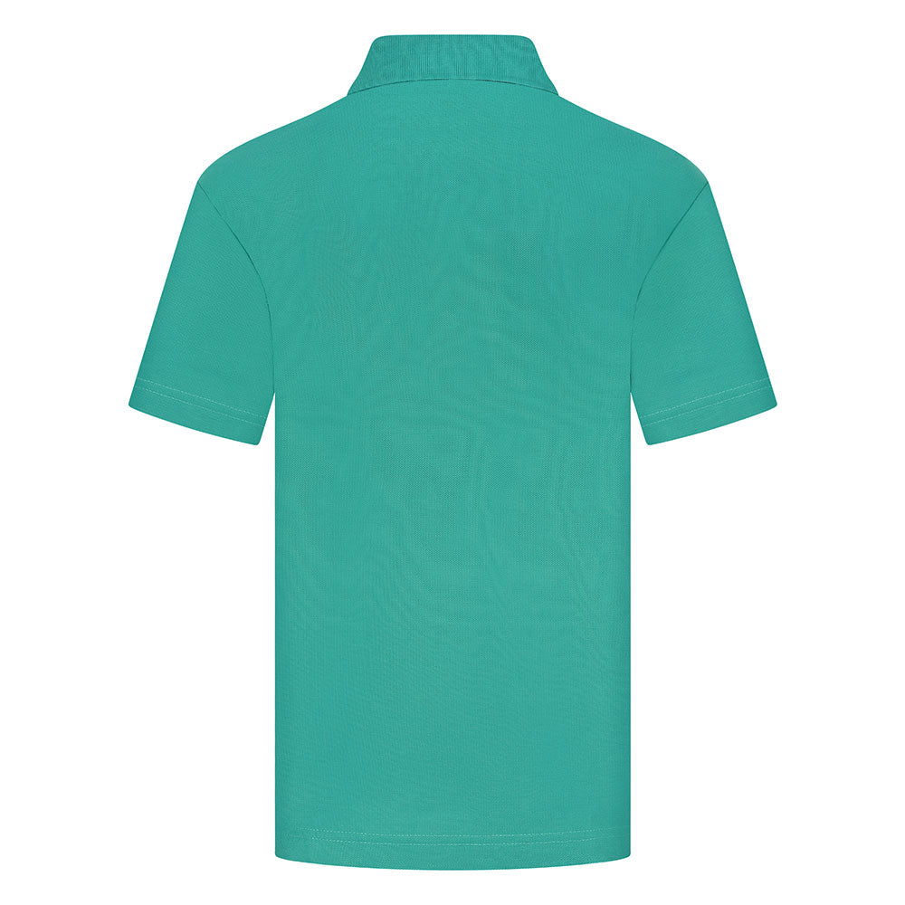 Jade Plain Polo Shirt with Meadowside Logo