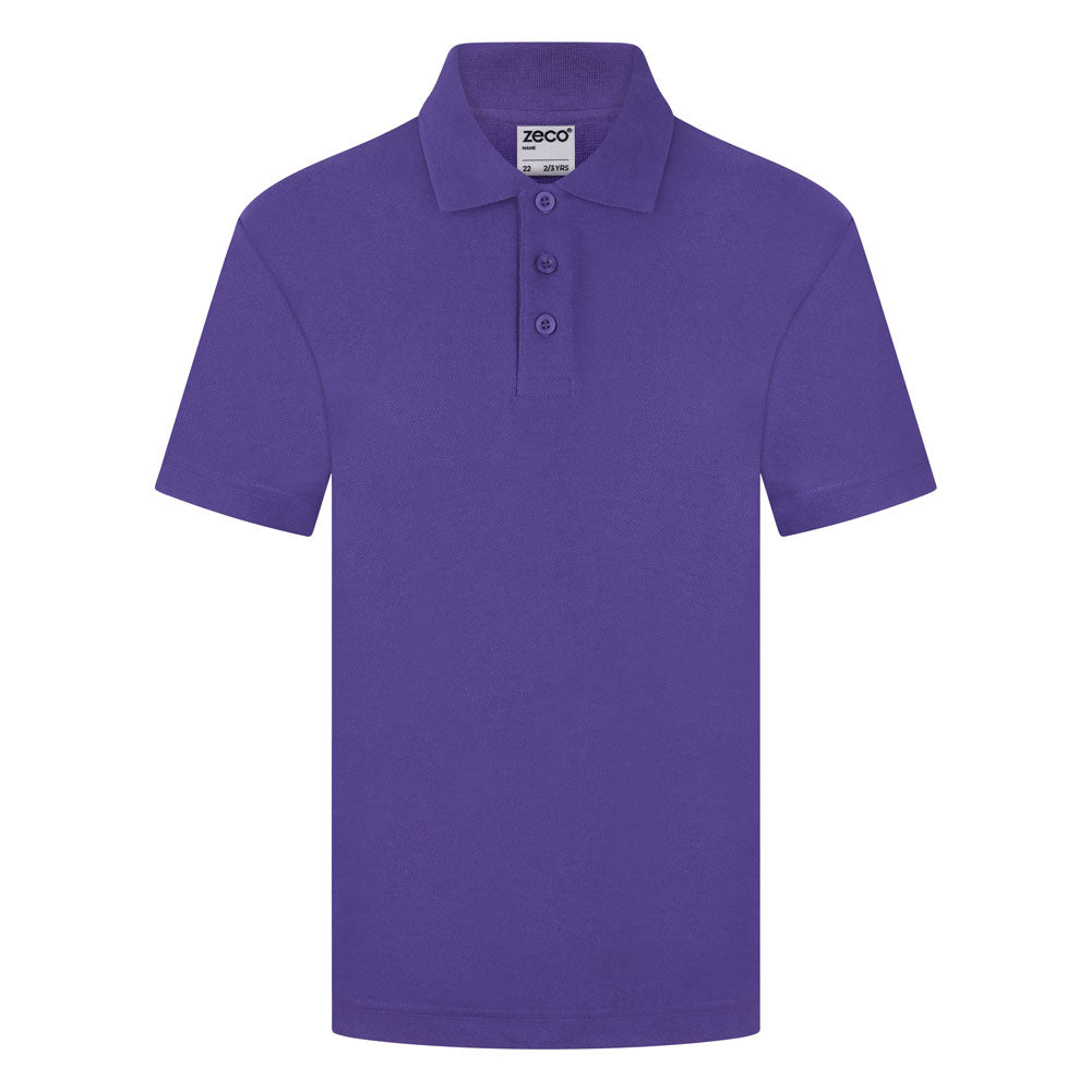 Purple Plain Polo Shirt