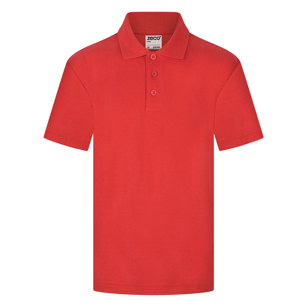 Red Plain Polo Shirt