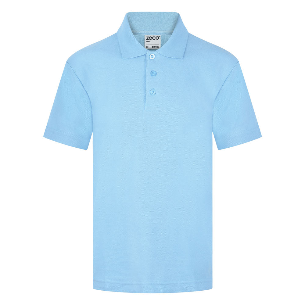 Sky Blue Plain Polo Shirt