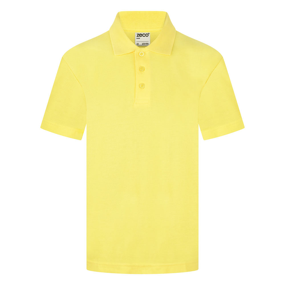 Yellow Plain Polo Shirt