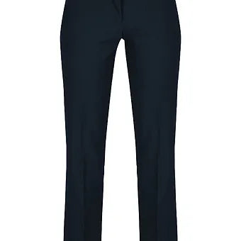 Girls Navy Slim-Fit Trousers
