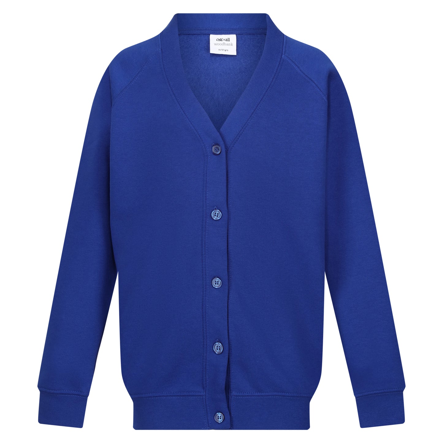 Royal Sweat Cardigan with Neston Primary Logo